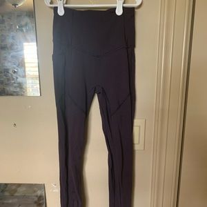 all the right places purple lululemon leggings